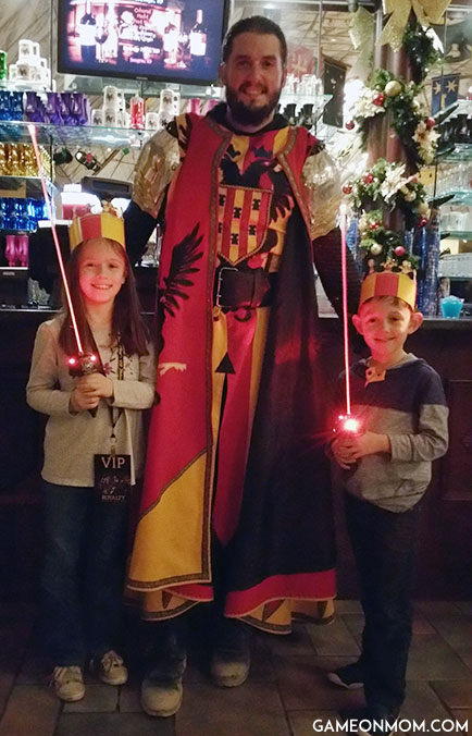 The Red & Yellow Knight at Medieval Times