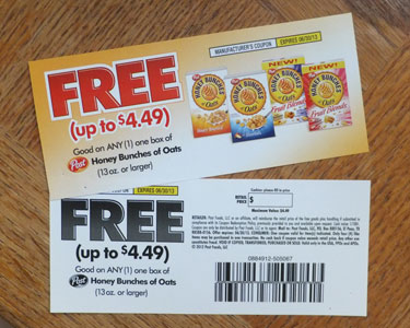 Honey Bunches of Oats Coupons