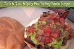 Jack & Guac & Spicy Pico Turkey Bacon Burger