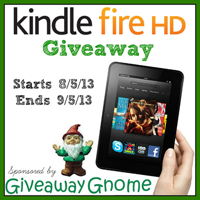 Giveaway Gnome Kindle Fire Giveaway