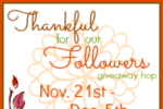 Thankful for Our Followers Giveaway Hop
