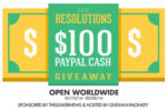 2014 Resolutions $100 Paypal International Blog Giveaway