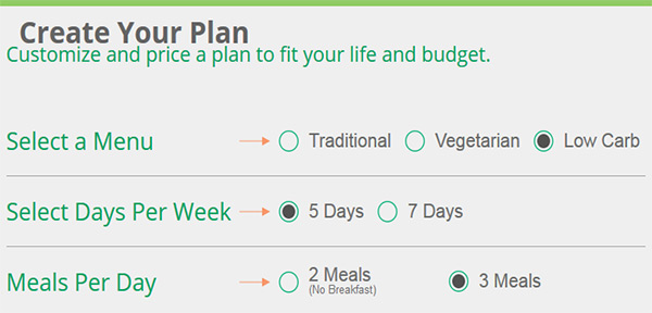 Diet-to-Go: Customize Your Plan