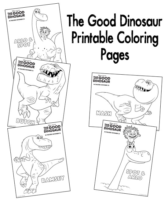 The Good Dinosaur Coloring Pages