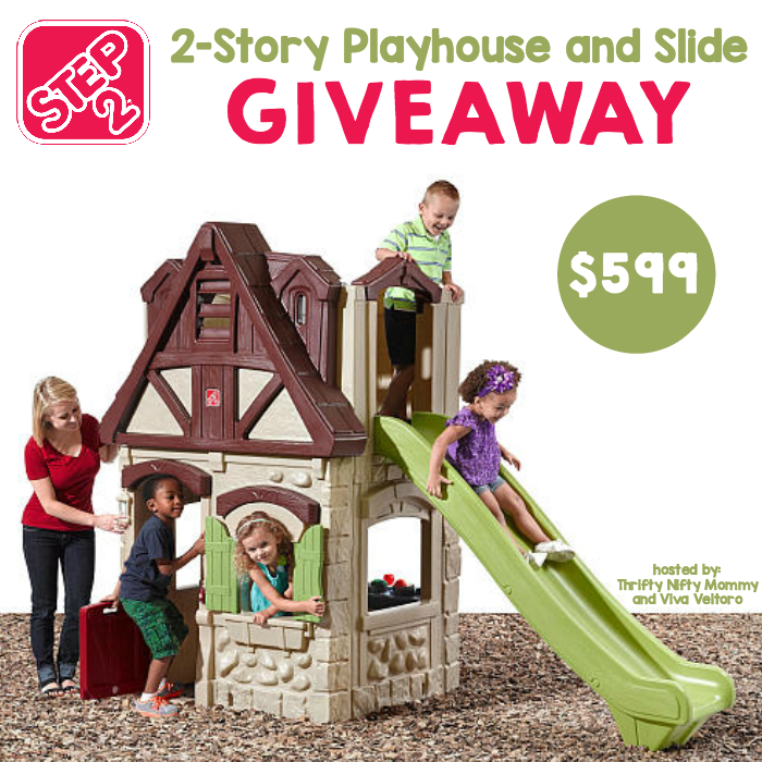 Step2 2 Story Playhouse and Slide Giveaway