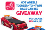 Step2 Hot Wheels Race Car Bed Giveaway