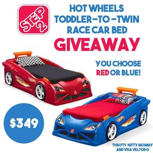 Step2 Hot Wheels Race Car Bed Giveaway