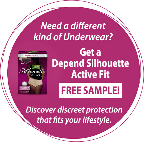 Depend Silhouette Active Fit Free Sample