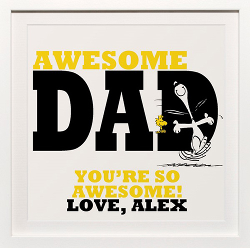 Peanuts Father's Day Art