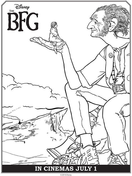 The BFG Coloring Pages