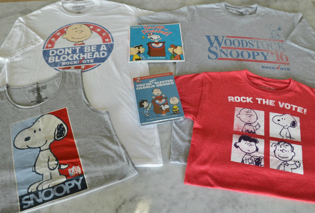 Peanuts Rock the Vote Giveaway