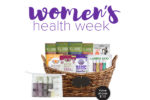 Women's Health Week RSVP Flyer. RSVP for a chance to win a gift basket worth $115!