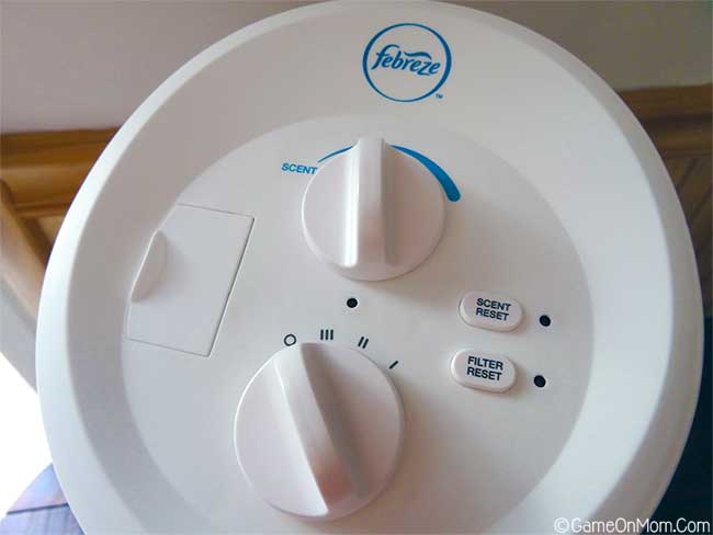 Febreze Air Purifier Controls