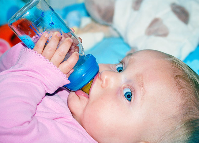 Baby Drinking