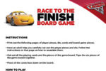 Cars 3 Race to the Finish Board Game