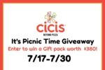 Cici's Picnic Fun Giveaway