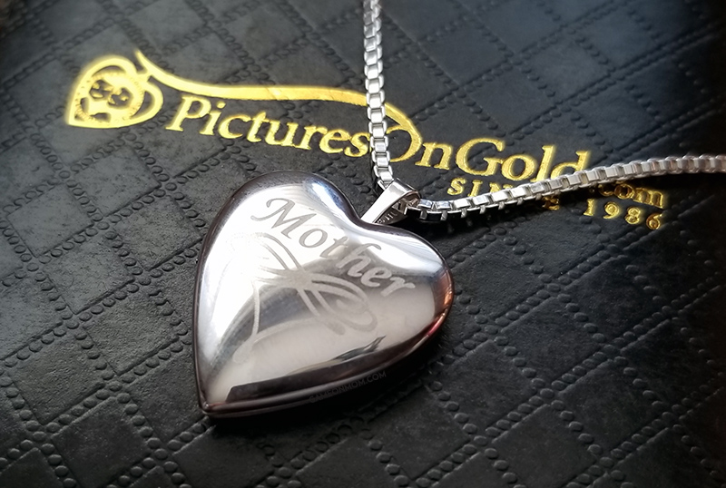 Pictures on Gold Heart Locket