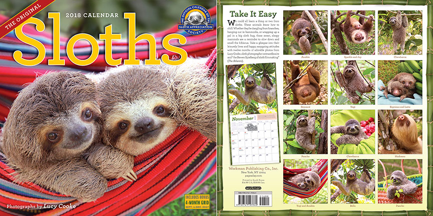 Sloths Calendar