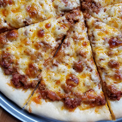 Cheeseburger Pizza