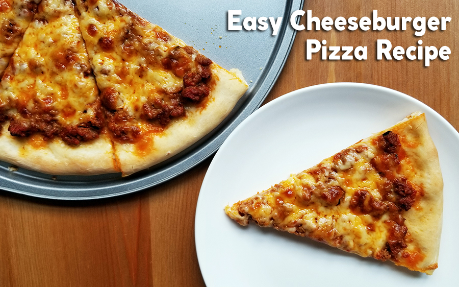 Easy Homemade Cheeseburger Pizza Recipe