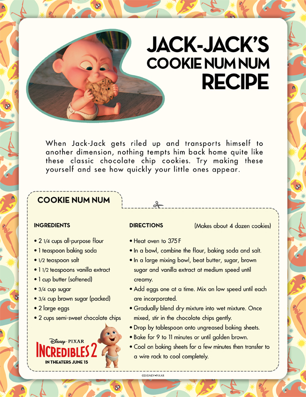 Jack-Jack's Cookie Num Num Recipe