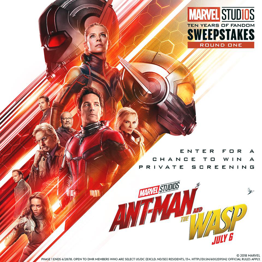 Marvel Studios Ten Years of Fandom Sweepstakes