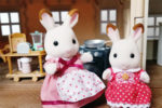 Calico Critters Heidi and Bell Hopscotch Rabbits