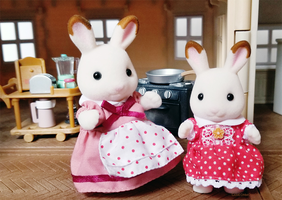 Calico Critters Heidi and Bell Hopscotch Rabbits
