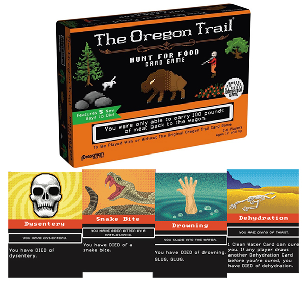 The Oregon Trail: Hunt for Food Card Game