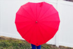 ShedRain Heart-Shaped Umbrella