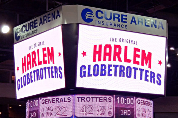 Harlem Globetrotters Game at Cure Arena in Trenton, NJ