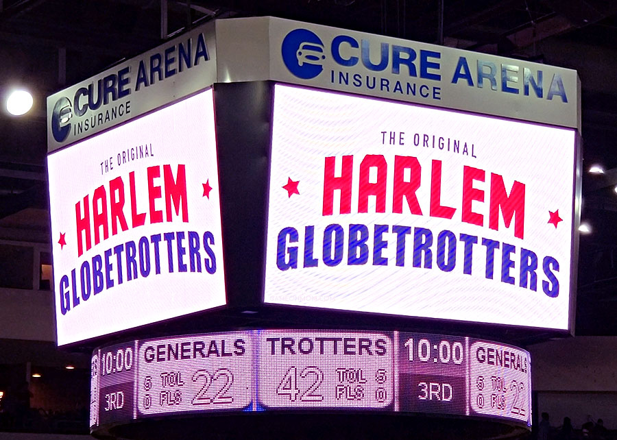 Harlem Globetrotters Game at Cure Arena in Trenton, NJ