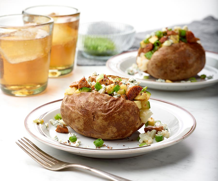Chicken Sausage Stuffed Potatoes Recipe