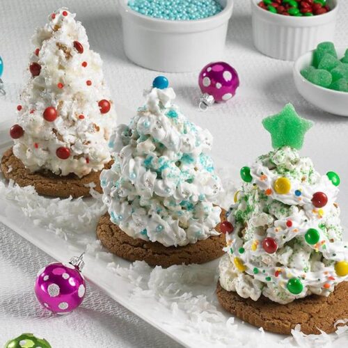 Festive Popcorn Trees Recipe