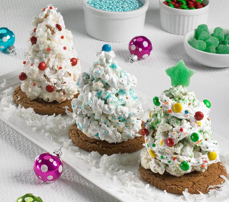 Festive Popcorn Trees Recipe